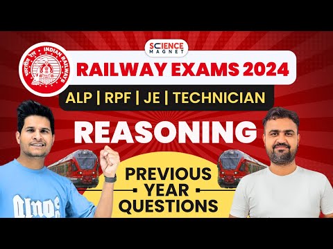 Reasoning  Top  PYQs | RRB ALP/Tech/JE/NTPC | Railway Exam 2024 By Vikas sir🔥 #neerajsir