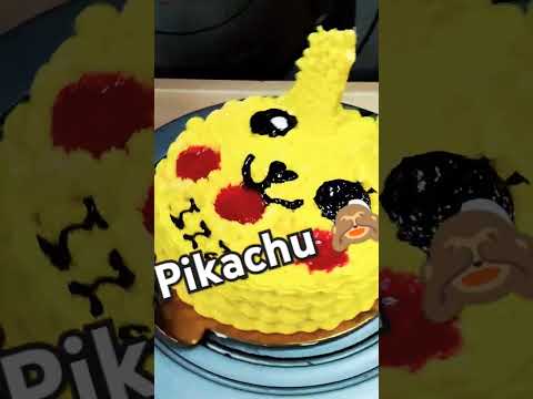 How To Make Pikachu Cake|#shortsviral #shortsfeed #vairalshort @SoumyaCRecipes