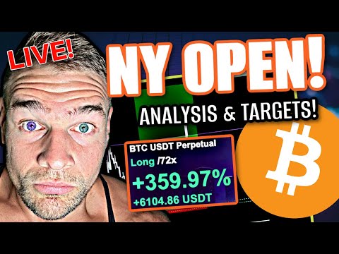 MASSIVE *Bitcoin* Move Begins *NOW* | Live $150,000.00 LONG (VERY Important NY OPEN)