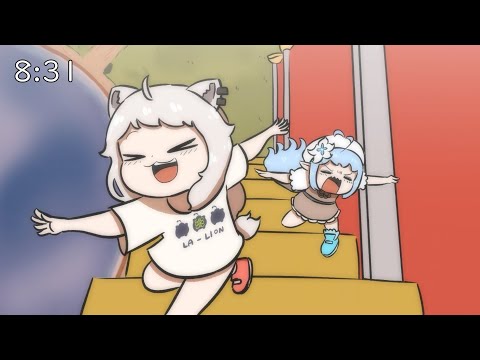 【Hololive】 Crayon NePoLaBo 【Shishiro Botan/clip/Ebihurai/Animation】