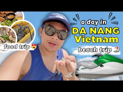 EXPLORING DA NANG, Vietnam: BEACH Day Adventure and SEAFOOD Mukbang FOOD Trip🇻🇳 A very relaxing day!