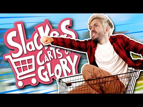 We ride to be the Trolley-King in Slackers - Carts of Glory!