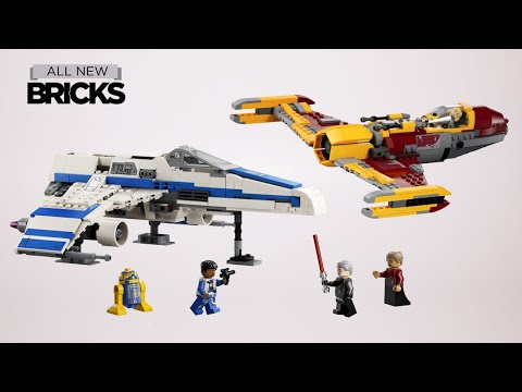 Lego Star Wars 75364 New Republic E-Wing vs. Shin Hati’s Starfighter Speed Build