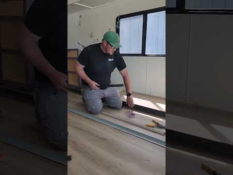 How do you trim out the flooring on a slideout? #rv #renovation #shorts #diy