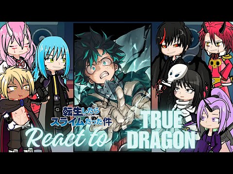 Rimuru Tempest react to deku as true dragon | MHA BNHA | Gacha life 2 | bakugou katsuki