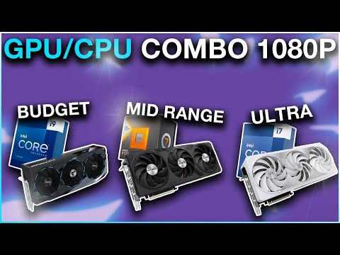 Best 👑 CPU & GPU Combos for 1080p Gaming PC Builds 👾