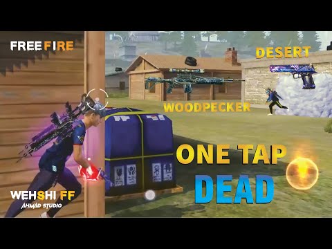 ONE TAP COMBINATION - WOODPECKER 🔥 - 🔥 DESERT - MUZAN FF - GARENA FREEFIRE