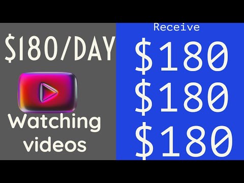 EARN $180 By Watching Videos  On YouTube | Make Money Online