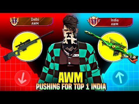 Pushing Top 1 Title In Awm | Free Fire Solo Rank Pushing With Tips And Tricks | Ep-9