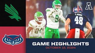 Game Highlights: North Texas vs Florida Atlantic (Oct. 12, 2024)