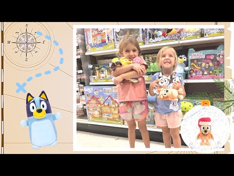 Shopping for BLUEY Merch | BLUEY and Bingo TOYS Scavenger Hunt | Shopping to Find 25 Bluey Items!