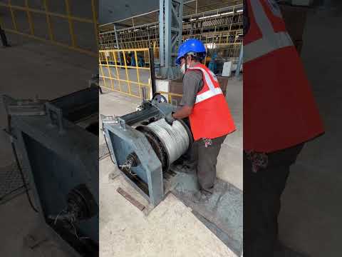 Widing mechine for making of steel wire | #shorts