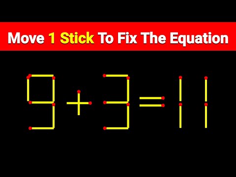 If you are genius solve this || Matchstick puzzle || Ep : 12