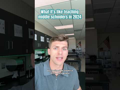 What it’s like teaching middle schoolers in 2024 #teacherlife #middleschool #teachersofyoutube