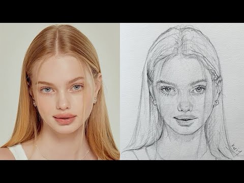 improve your portrait drawing skills using the renowned Loomis Method !