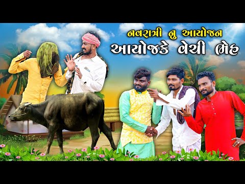 નવરાત્રી નું આયોજન | આયોજકે વેચી ભેહ | Village Boy New Comedy Video 2024 | Navratri Special