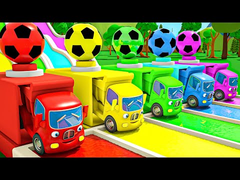 [ 1 HOUR LOOP ] Wheels On The Bus! 🚌Songs for Kids, SquareWheels TV Baby Nursery Rhymes & Kids Songs