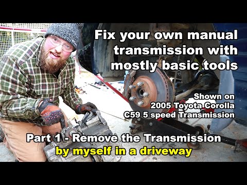 Fix your manual transmission at home - Part 1 - Dropping the transmission