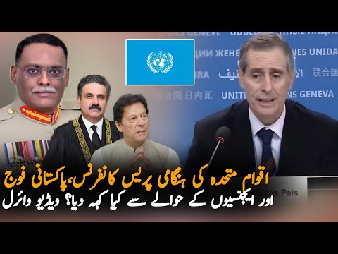 UN Vice President Press Conference On Pakistan, Report | CJP News | Imran Khan News Report