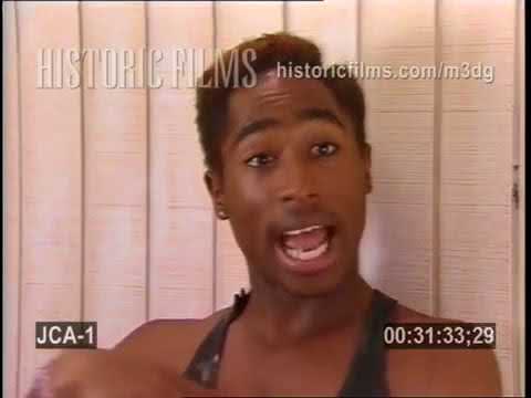 Rare Tupac Shakur interview- 17 years old