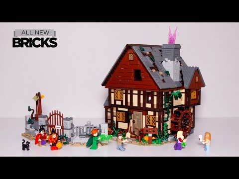 Lego Ideas 21341 Hocus Pocus: The Sanderson Sisters' Cottage Speed Build