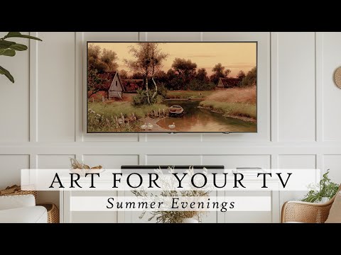 Summer Evenings Paintings Art For Your TV | Vintage Art Slideshow For Your TV | 4K | 4.5 Hours