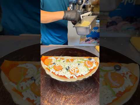 Pizza Crepe - 피자 크레페 - Korean Street Food  #shortsvideo