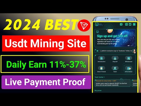 New usdt mining site today | 2024 New Usdt Earning Site | Online Income Site Today | Daily Earn