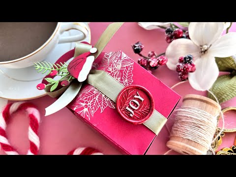 A SUPER SIMPLE Gift Box | Spellbinders Sealed 3D Christmas Collection