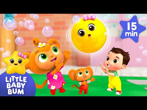 Game Time with Bouncy Twinkle Ball! ⚽🎉 | 15 mins of Playtime Songs | Little Baby Bum