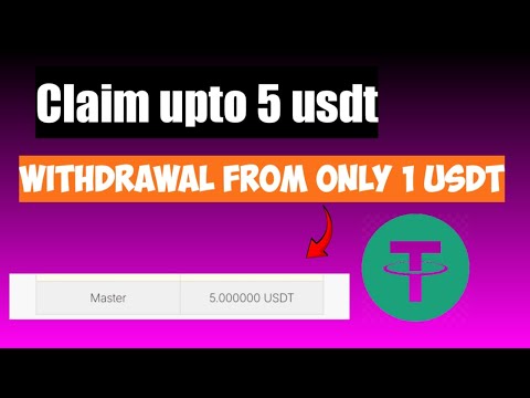 Free Usdt Earn Site Claim Upto 5 Usdt Per Hour Direct Withdrawal In Wallet