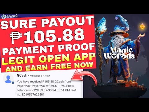 MAG OOPEN KA LANG NG APP TAPOS KIKITA KANA NG ₱105.88 GCASH DAILY MAGIC WORDS APP PAYMENT PROOF