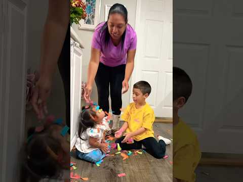 Mom Catches Son Making a Mess With Sister! #shorts