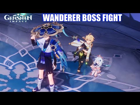 Genshin Impact - Wanderer Boss Fight (Scaramouche vs Wanderer)