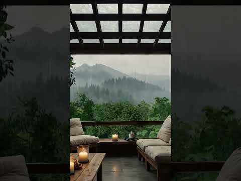 Chill in Soft Rain 🌧️📖 #relax #rain #vibe #rainsounds #relaxing