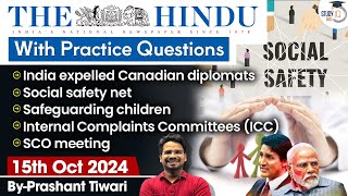 The Hindu Newspaper Analysis | 15 Oct 2024 | Current Affairs Today | Daily Current Affairs | StudyIQ