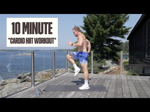 10 Minute HIIT Cardio Workout at Home (Intense & No Equipment)