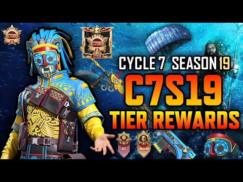 C7S19 Tier Rewards | Diamond Tier Gun | BGMI & PUBGM Tier Rewards | Cycle 7 Season 19 Tier Reward