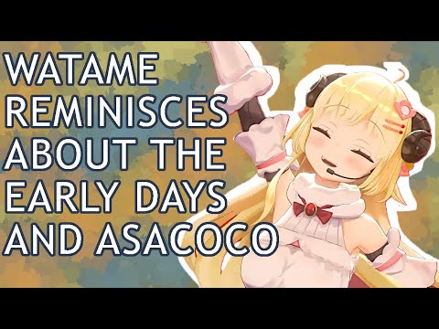 [hololive] Watame on Her Early Days and The Influence of Asacoco