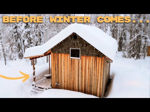 HUGE improvement to my off-grid cabin | ASMR