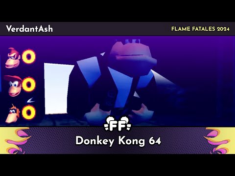 Donkey Kong 64 by VerdantAsh in 1:37:02 - Flame Fatales 2024