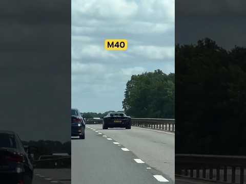 Black Ferrari at M40 #shorts #shortvideo #short #youtubeshorts #ferrari #trending #viral #m40 #uk