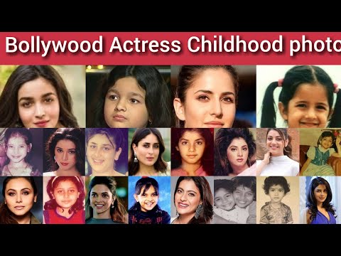 Top 20 bollywood actress childhood photo!! actress childhood!!