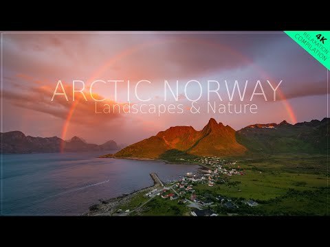 ARCTIC NORWAY: Landscapes & Nature - 4K real-time relaxation compilation