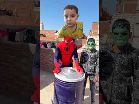 spiderman with hulk #shorts #spiderman #youtubeshorts