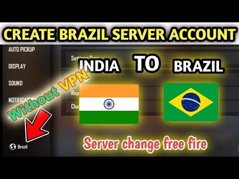 How To Create Brazil Server Account In Free Fire Without VPN ⚡ || How To Make Brazil Server Account