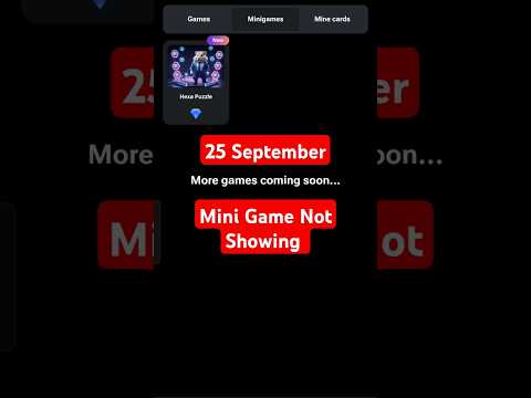 #25Sept Today Daily Mini Game | Hamster Kombat Mini Game Not Showing| hamster Game 25 September