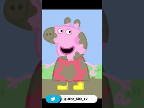 🐖 The Muddy Puddles Peppa Pig Song #peppapig #peppapigenglish #educationalapps #puddle #kids