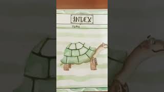 #painting an tortoise index 🐢🐢#painting#new index design#shorts