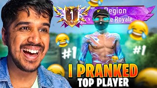 PRANK on INDIA's No.1 Player 😂